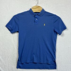 Polo Ralph Lauren Polo Men’s Size Medium Light Blue Yellow Pony Short‎ Sleeve
